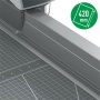 Vágógép, görgős, A3, 15 lap, LEITZ Precision Office