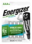 Tölthető elem, AAA mikro, 4x800 mAh, előtöltött, ENERGIZER 'Extreme'