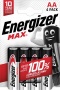 Elem, AA ceruza, 4 db, ENERGIZER 'Max'