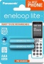 Tölthető elem, AAA mikro, 2x550 mAh, előtöltött, PANASONIC ' EneloopLite'