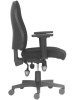 Enix professzionális irodai forgószék | állítható karfa | műanyag lábkereszt | AV.04 fekete