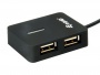 USB elosztó-HUB, 4 port, USB 2.0, EQUIP Life