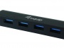 USB elosztó-HUB, 4 port, USB 3.2, EQUIP Life