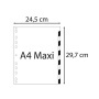 Regiszter, műanyag, A4+, 1-12, EXACOMPTA, színes