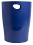 Papírkosár, 15 liter, PP, EXACOMPTA Ecobin, sötétkék