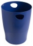 Papírkosár, 15 liter, PP, EXACOMPTA Ecobin, sötétkék
