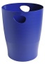 Papírkosár, 15 liter, PP, EXACOMPTA 'Ecobin', sötétkék