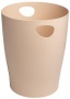 Papírkosár, 15 liter, PP, EXACOMPTA 'Ecobin Skandi', nude