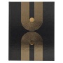 Vendégkönyv, 27x22 cm, 50 lap, EXACOMPTA 'Graphik Black'