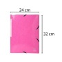 Gumis, mappa, karton, A4, EXACOMPTA Iderama, pink