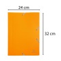 Gumis mappa, PP, A4, EXACOMPTA Opaque, sárga