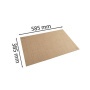 Könyökalátét, karton, 575x375 mm EXACOMPTA, Eterneco®, barna