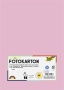 Dekorkarton, A4, 300 g, 50 lap, FOLIA, halvány rózsaszín