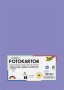 Dekorkarton, A4, 300 g, 50 lap, FOLIA, ibolyakék