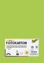 Dekorkarton, A4, 300 g, 50 lap, FOLIA, tavaszzöld