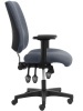 Flua professzionális ergonomikus irodai forgószék | állítható karfa | műanyag lábkereszt | NM.01 fekete