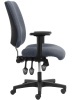 Flua professzionális ergonomikus irodai forgószék | állítható karfa | műanyag lábkereszt | AV.04 fekete