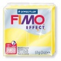Gyurma, 57 g, égethető, FIMO 'Effect', áttetsző sárga