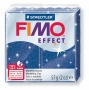 Gyurma, 57 g, égethető, FIMO 'Effect', csillámos kék