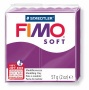 Gyurma, 57 g, égethető, FIMO 'Soft', bíborlila