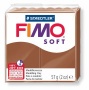 Gyurma, 57 g, égethető, FIMO 'Soft', karamell