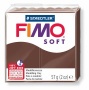 Gyurma, 57 g, égethető, FIMO 'Soft', csokoládé