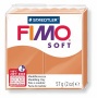 Gyurma, 57 g, égethető, FIMO 'Soft', konyak