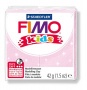 Gyurma, 42 g, égethető, FIMO 'Kids', gyöngyház világos rózsaszín