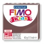 Gyurma, 42 g, égethető, FIMO 'Kids', barna