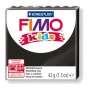 Gyurma, 42 g, égethető, FIMO 'Kids', fekete