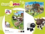 Gyurma készlet, 4x42 g, égethető, FIMO Kids Form & Play, farm