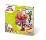 Gyurma készlet, 4x42 g, égethető, FIMO 'Kids Form & Play', állatok
