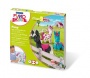 Gyurma készlet, 4x42 g, égethető, FIMO 'Kids Form & Play', pónik
