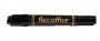 Alkoholos marker, 0,8/6,0 mm, kúpos/vágott, kétvégű, FLEXOFFICE PM04, fekete