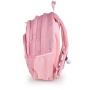 Hátizsák, iskolatáska, cipzáras, GABOL Glam, rózsaszín csillámos