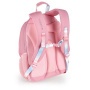 Hátizsák, iskolatáska, cipzáras, GABOL Glam, rózsaszín csillámos