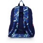 Hátizsák, iskolatáska, cipzáras, GABOL Crew, kék, foci