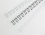 Spirál, fém, 2:1, 10 mm, 85 lap, GBC MultiBind 21,  fehér