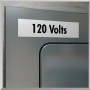 Feliratozógép szalag, vinil, 19 mm x 5,5 m, DYMO Rhino, fehér-fekete