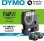Feliratozógép szalag készlet, 9 mm x 7 m, DYMO D1, fehér-fekete