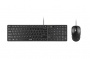 Egér- és billentyűzet készlet, vezetékes, USB, HUN,GENIUS 'Slimstar C126', fekete