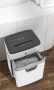 HP Oneshred 12MC világosszürke iratmegsemmisítő | 2x15 mm mikrokonfetti | 12 lap | 25l kosár