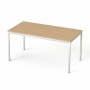 Általános asztal fémlábbal, 75x150 cm, MAYAH Freedom SV-39, kőris