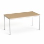 Általános asztal fémlábbal, 75x150 cm, MAYAH 'Freedom SV-39', kőris