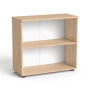 Szekrény, 2 rendező magas, nyitott, polcokkal, MAYAH 'Freedom SV-11',  tölgy