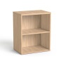 Szekrény, asztalmagas, nyitott, polcos, MAYAH 'Freedom SV-17',  tölgy