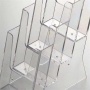 Prospektustartó, asztali/fali, 3 rekeszes, A5