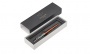 Golyóstoll, 0,7 mm, ezüst színű klip, Chelsea narancssárga tolltest, PARKER Royal Jotter, kék