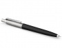 Golyóstoll, 0,7 mm, ezüst színű klip, fekete tolltest, PARKER 'Royal Jotter Originals', kék