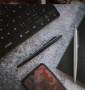 Golyóstoll, 0,7 mm, nyomógombos, fekete színű klip, matt fekete tolltest, PARKER, Royal Jotter XL, kék